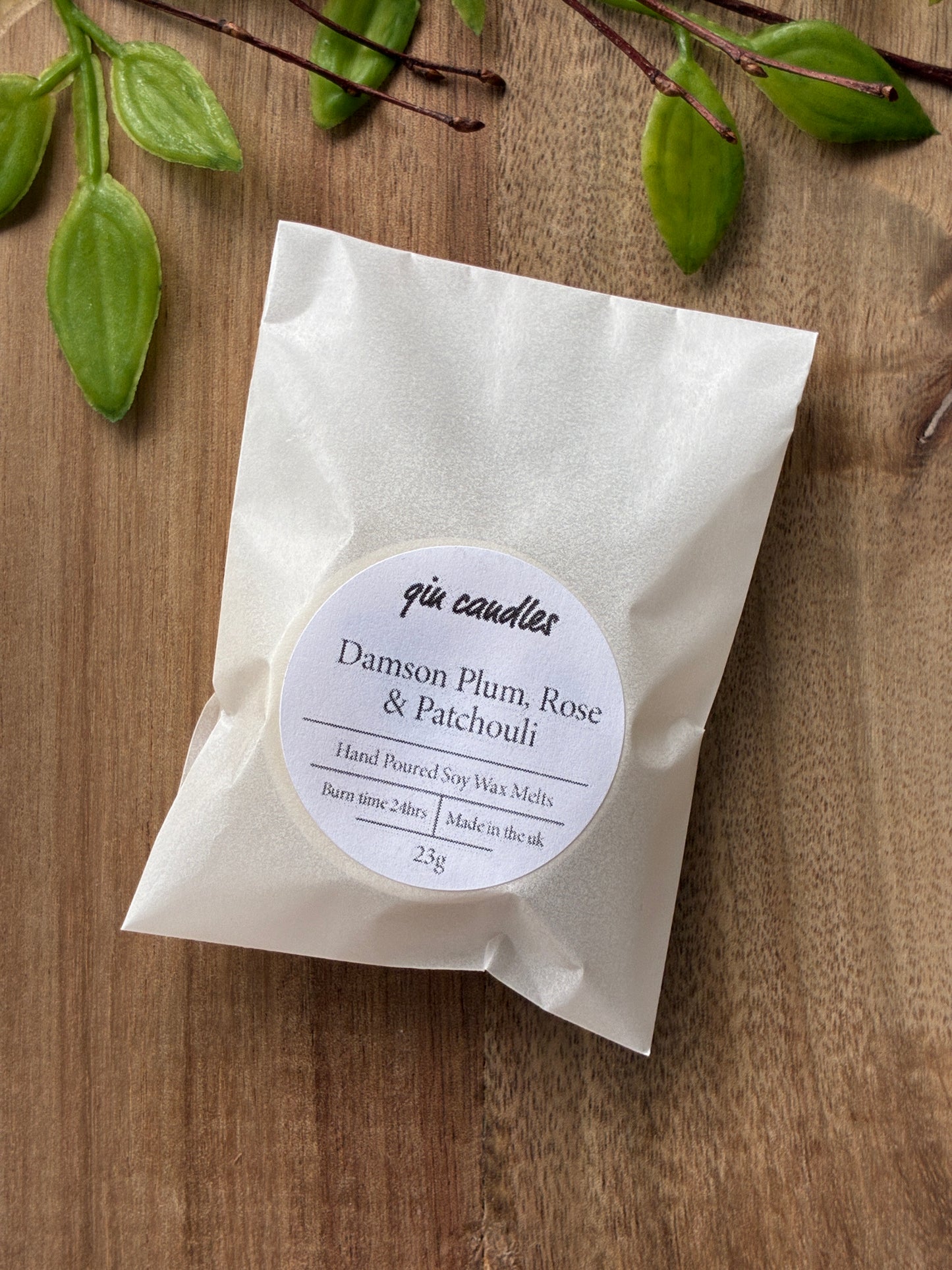 Damson Plum, Rose & Patchouli Wax Melt