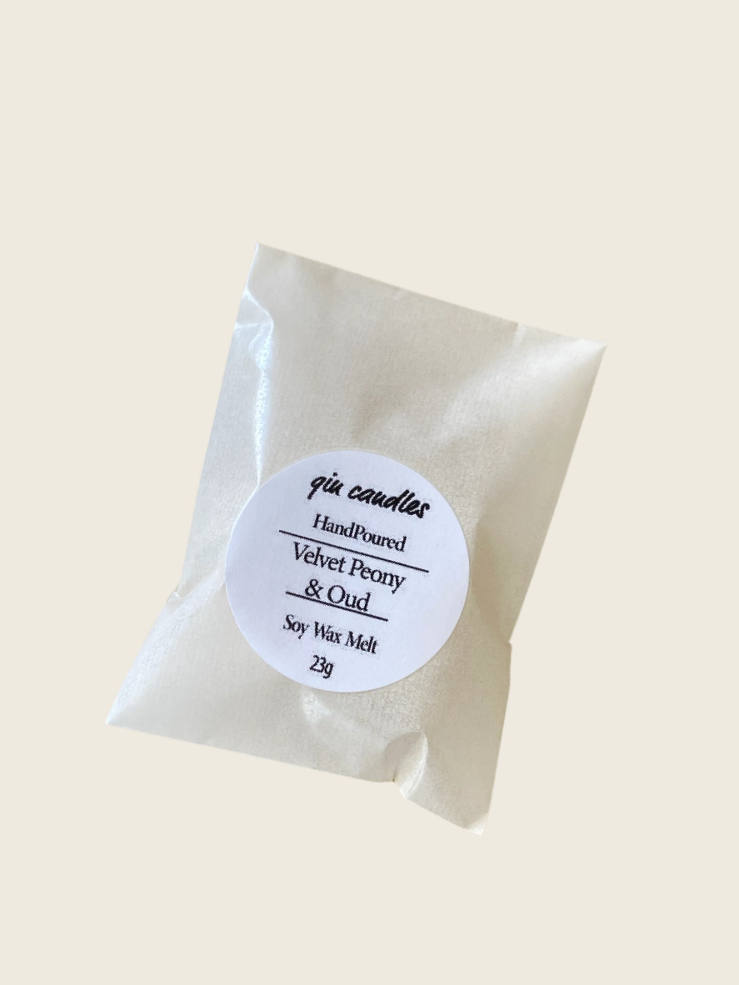 Velvet Peony & Oud Wax Melt