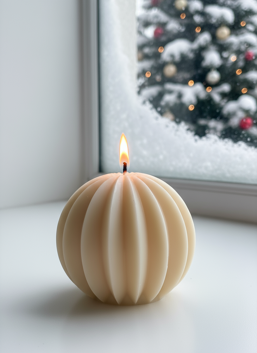 Winter Honeysuckle & Elderflower Pillar Candle