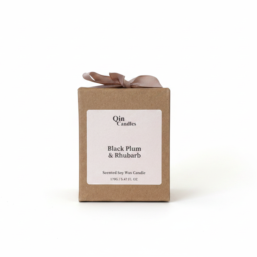 Black Plum & Rhubarb Candle