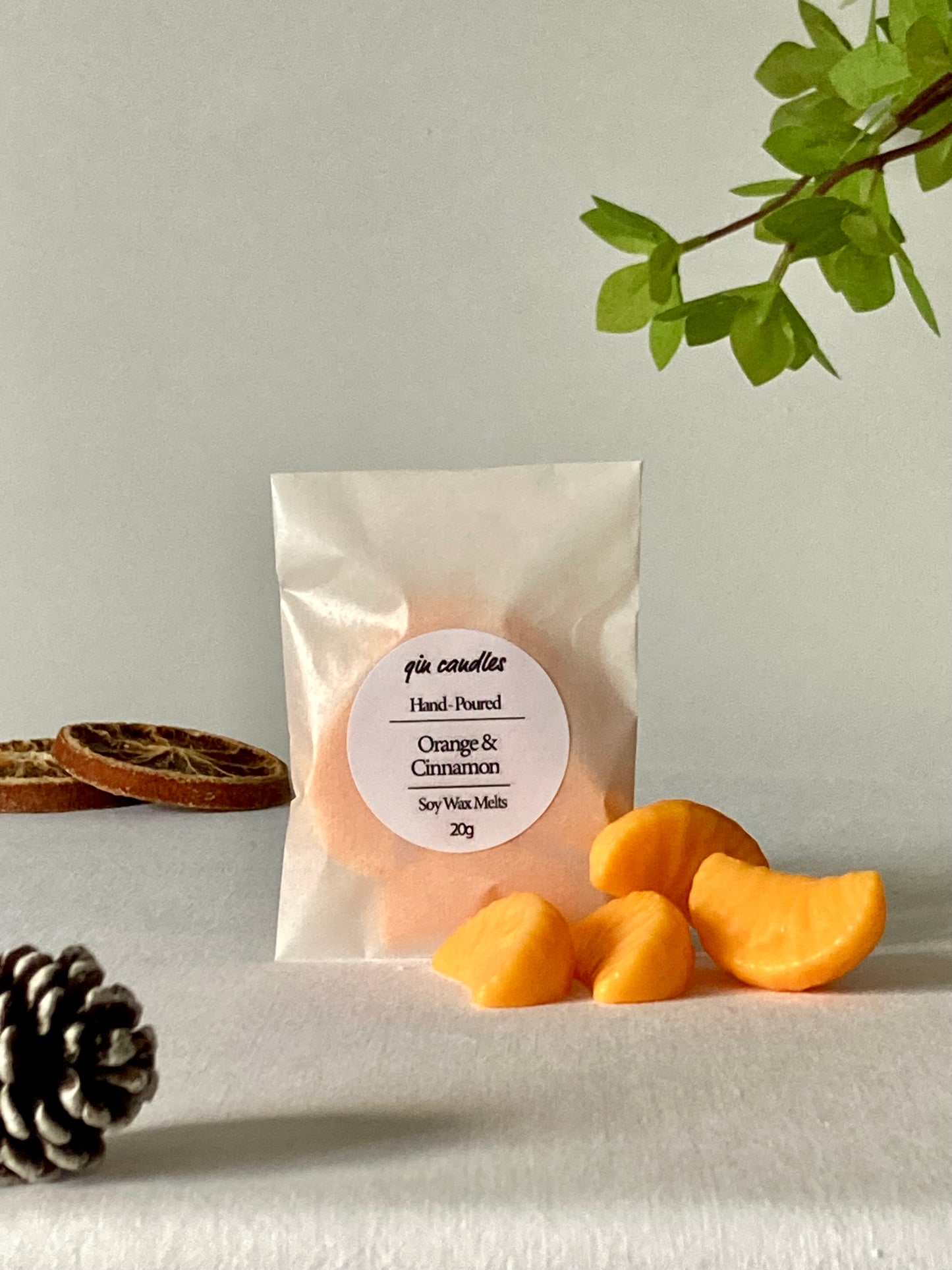 4 x Orange & Cinnamon Wax Melts