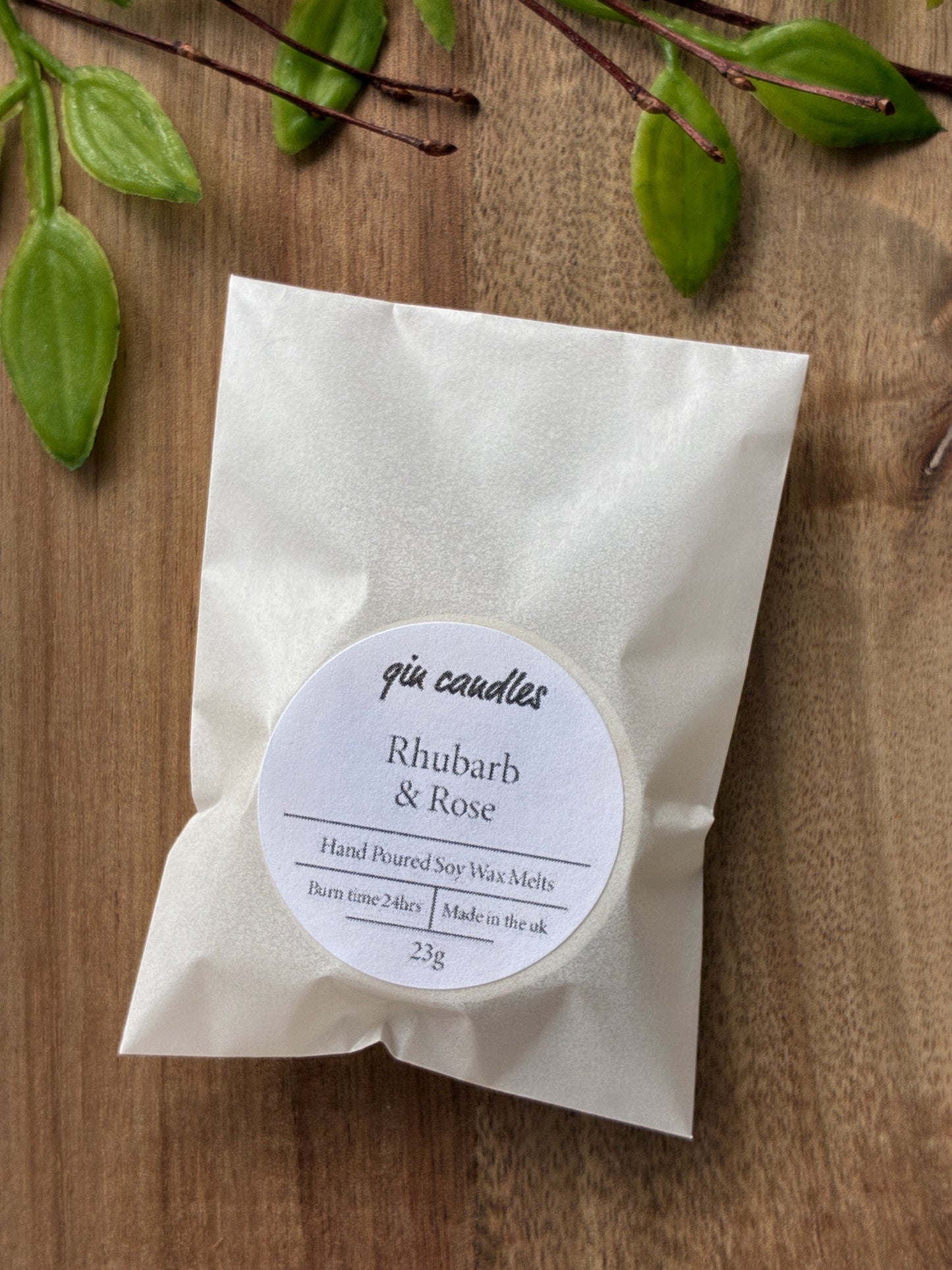 Rhubarb & Rose Wax Melt - Inspired By Molton Brown