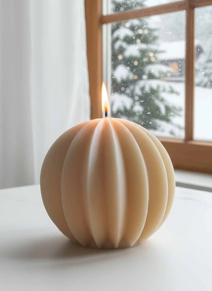 Christmas Spice Pillar Candle