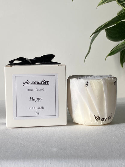 Happy Refill Candle