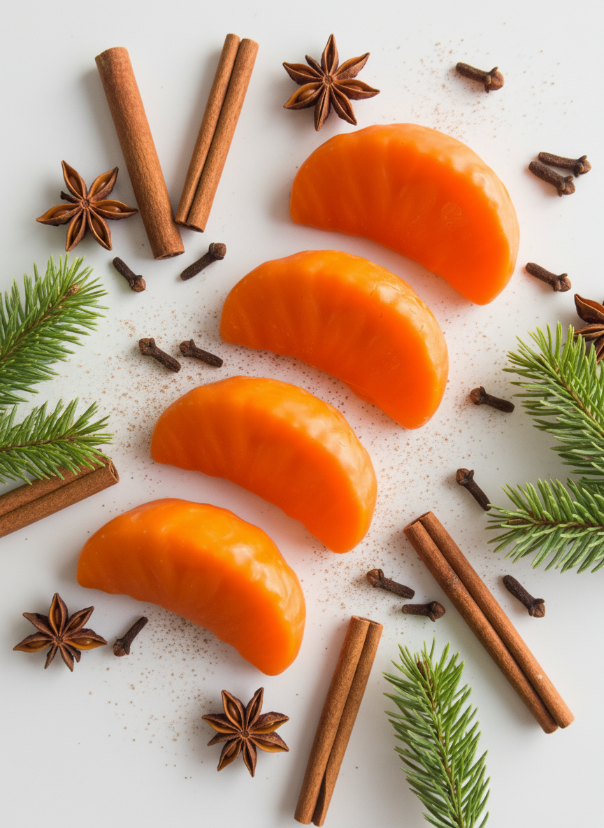 4 Orange & Cinnamon Wax Melts