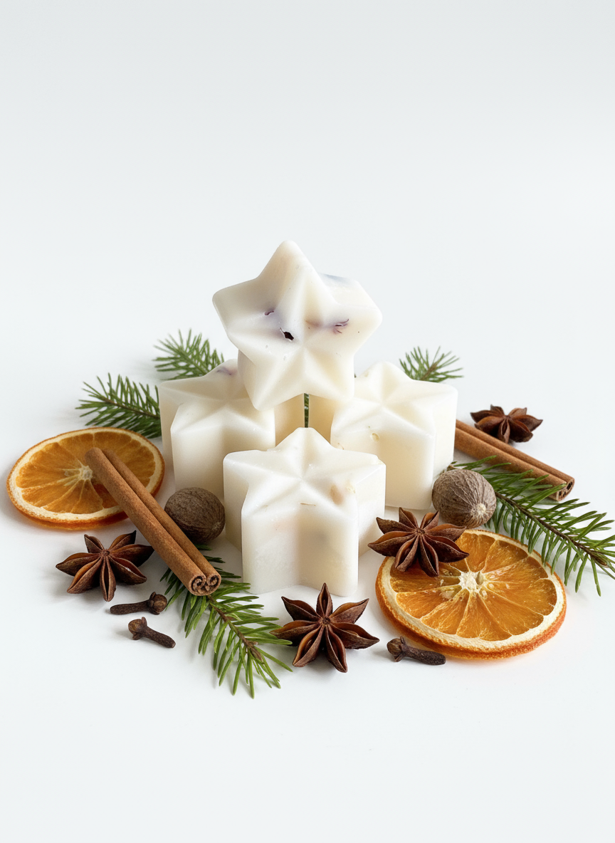 4 Christmas Spice Wax Melts