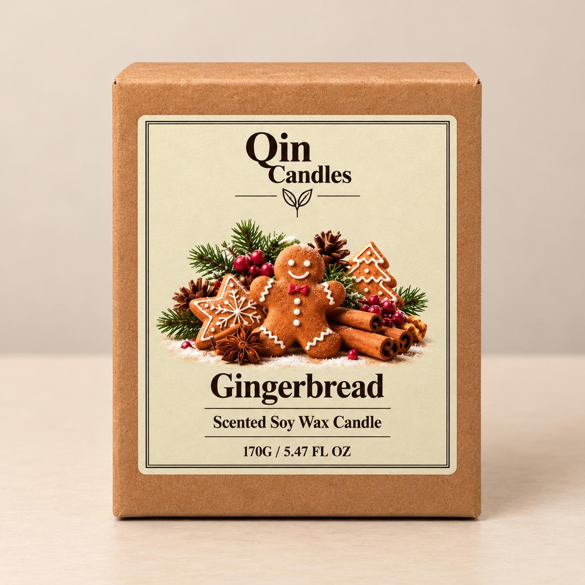 Gingerbread Candle
