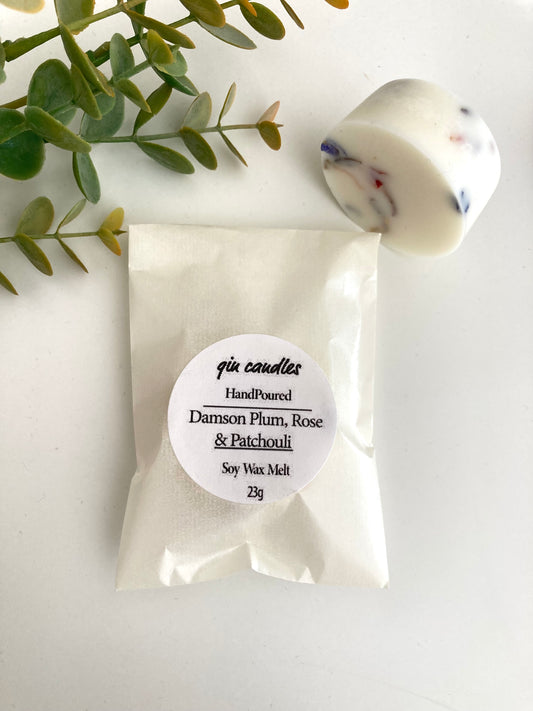 Damson Plum, Rose & Patchouli Wax Melt