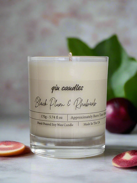 Black Plum & Rhubarb Candle