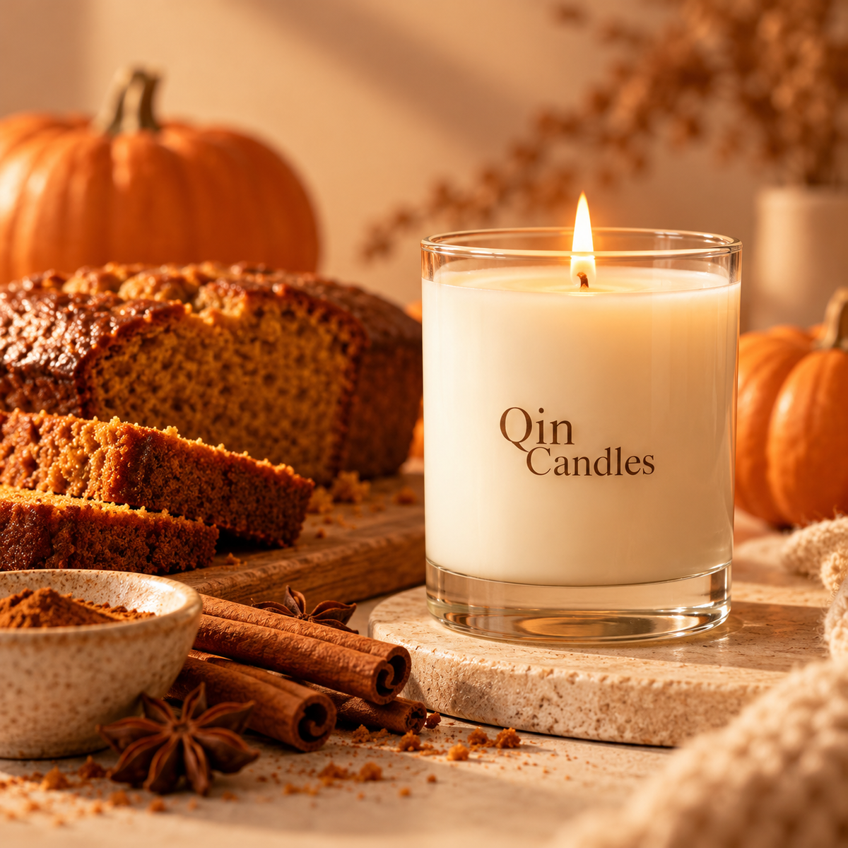 Spiced Pumpkin Bread Candle