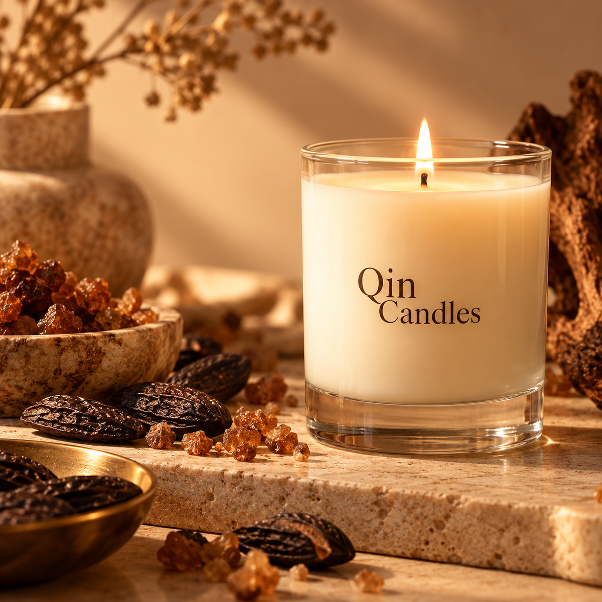 Tonka & Myrrh Candle - Inspired By Jo Malone