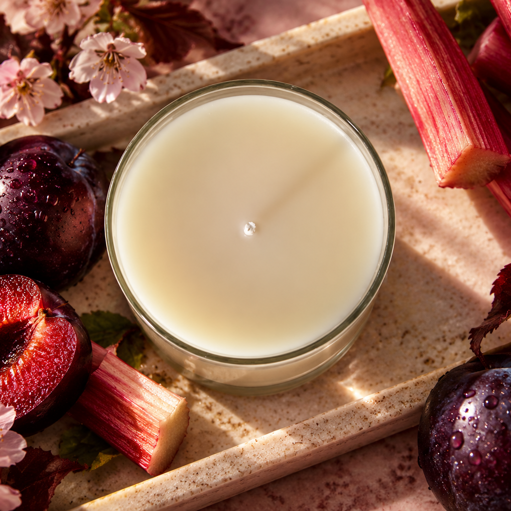 Black Plum & Rhubarb Candle