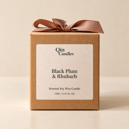 Black Plum & Rhubarb Candle